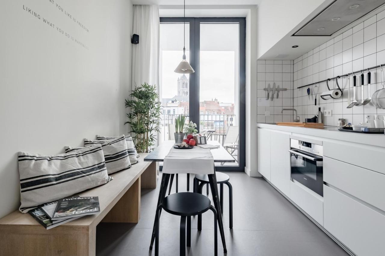 Maison12 - Design Apartments With Terrace And View Over Ghent Towers Buitenkant foto